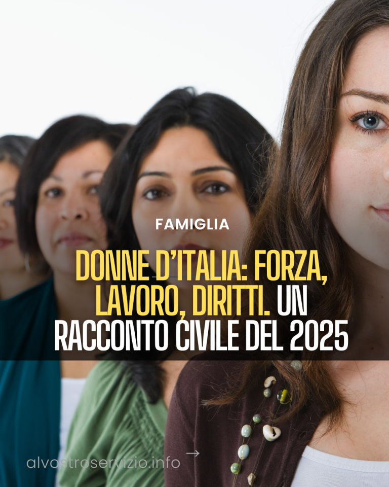 Donne d’Italia: forza, lavoro, diritti. Un racconto civile del 2025