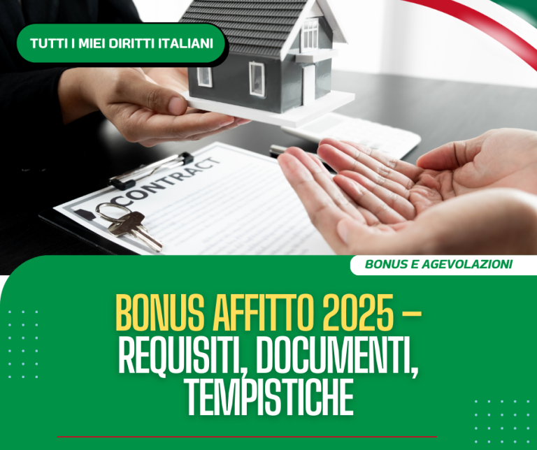 Bonus affitto 2025 – requisiti, documenti, tempistiche