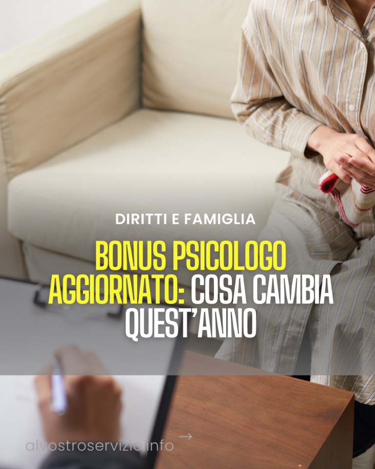 Bonus psicologo aggiornato: cosa cambia quest’anno