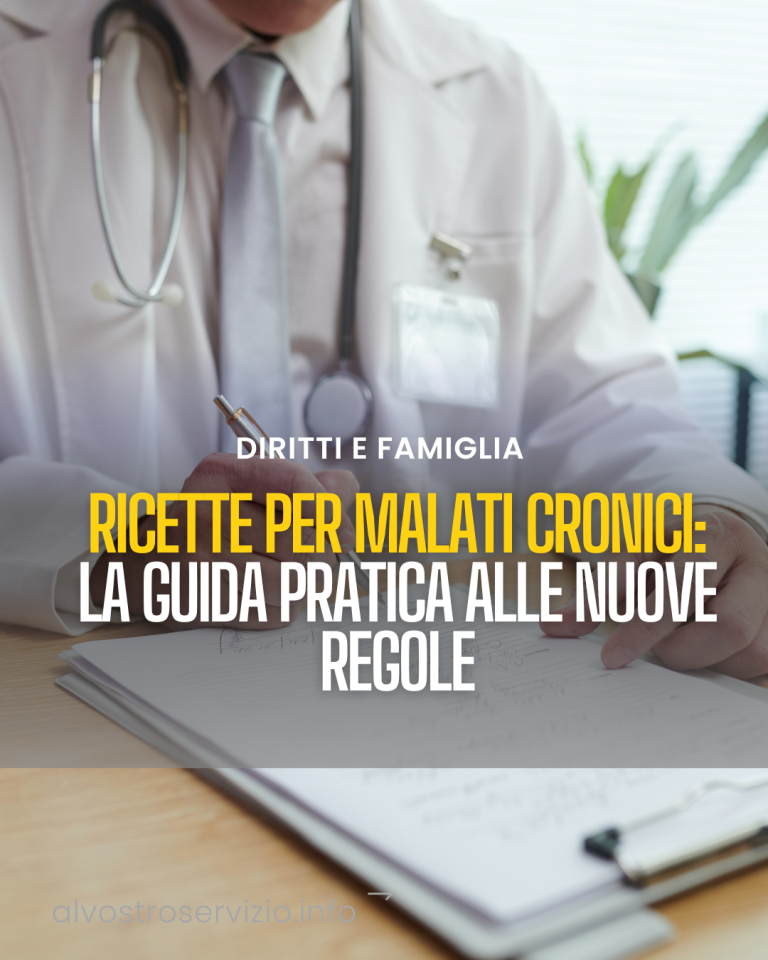 Ricette per malati cronici: la guida pratica alle nuove regole