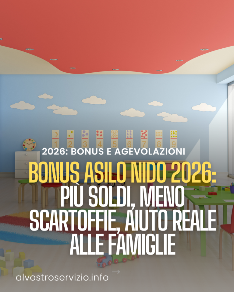 Bonus Asilo Nido 2026: più soldi, meno scartoffie, aiuto reale alle famiglie
