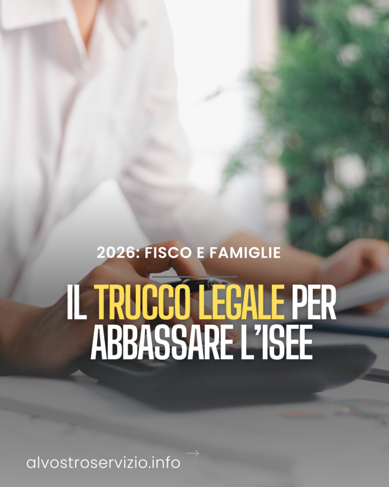 Il trucco legale per abbassare l’ISEE