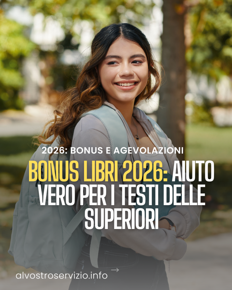 Bonus Libri 2026: il contributo per i testi delle superiori