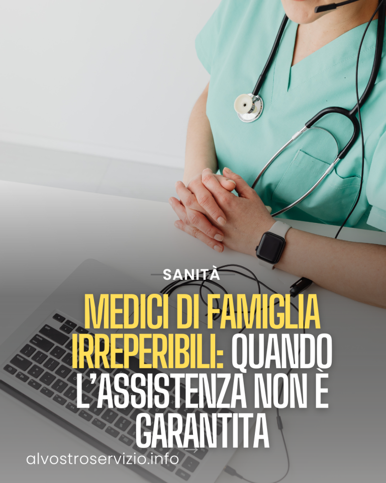 Medici di famiglia irreperibili: quando l’assistenza non è garantita