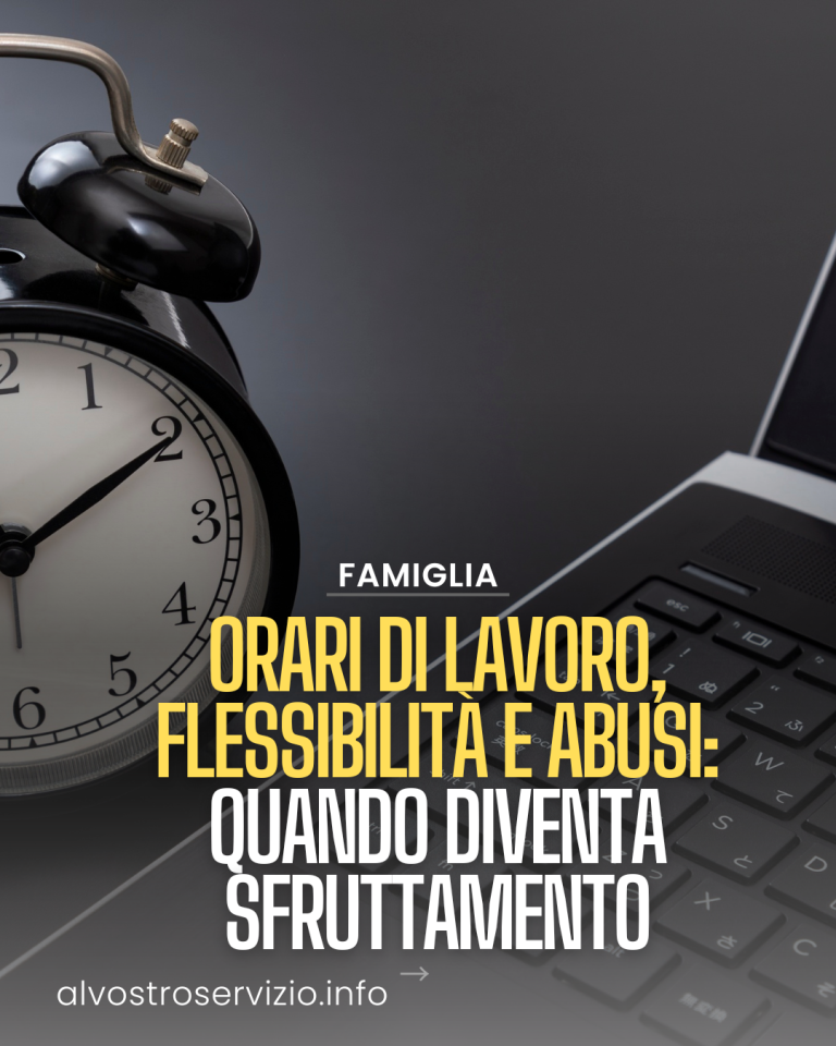 Orari di lavoro, flessibilità e abusi: quando diventa sfruttamento